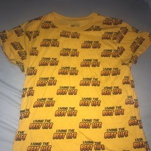 “living the best life” top